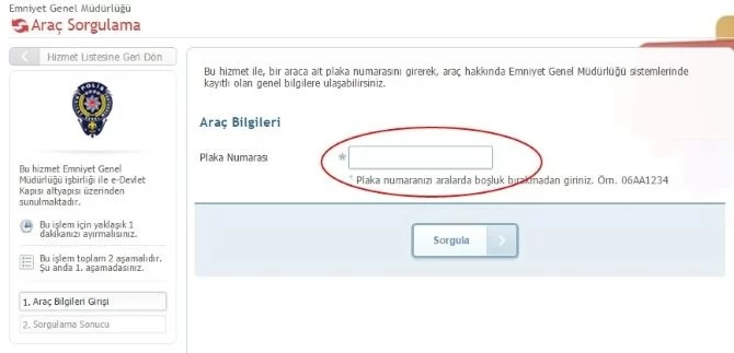 Araç Sorgulama